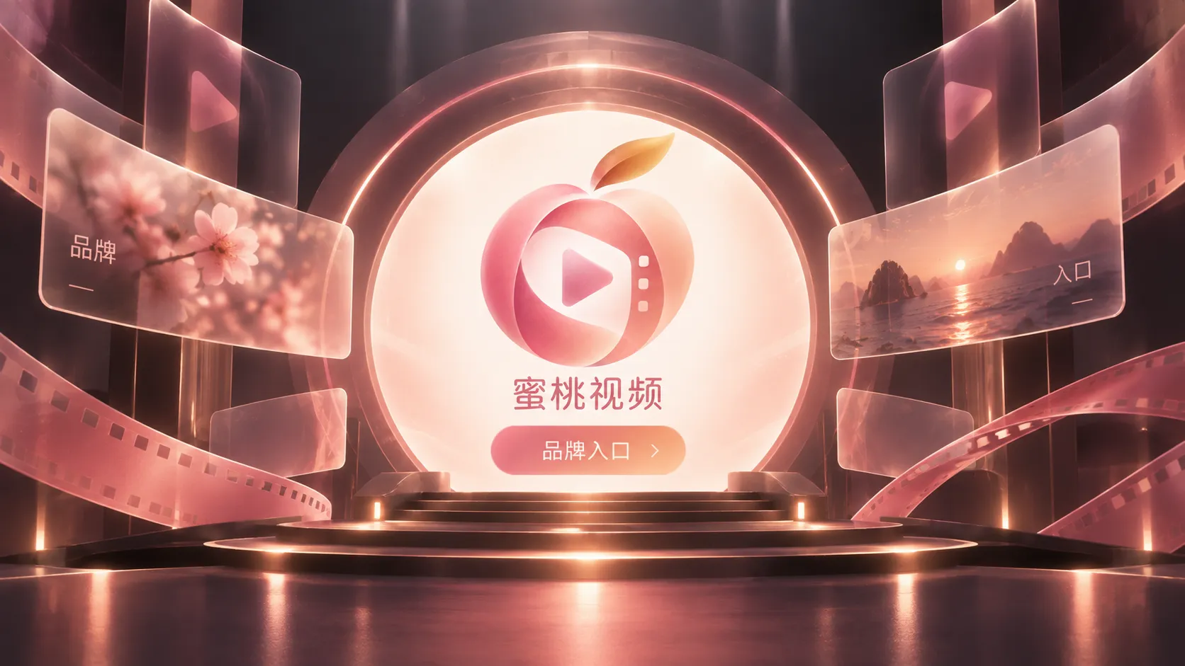 蜜桃视频品牌访问路径示意